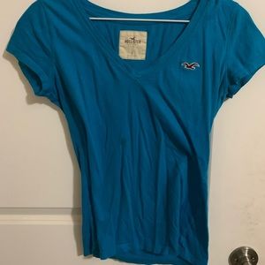 Small blue Hollister v-neck